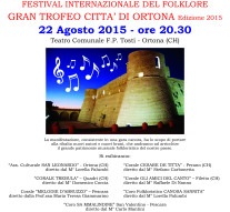 Festival Internazionale del Folklore. Gran Trofeo Città di Ortona Edizione 2015