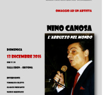 Omaggio all’artista Nino Canosa. L’Abruzzo nel mondo
