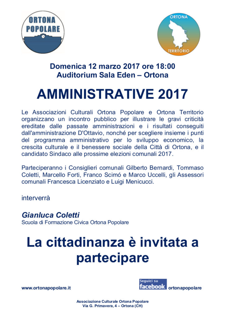 manifesto incontro OP - OT 12.03.2017