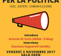 Incontro a cura di 66026 – il Blog sulle “Competenze per la politica”