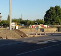 San Pietro: iniziati i lavori per la realizzazione della rotatoria